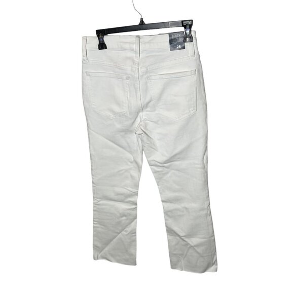J.Crew $118 Flare Crop Jean In Stretch White Size 28 BO933 - Picture 4 of 7